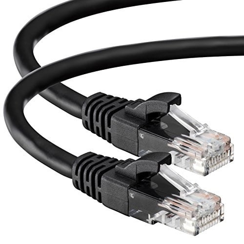 FYL 50ft Cat6 Patch Cord Cable Ethernet Internet Network LAN RJ45 UTP Black FYL 50ft Cat6 Patch Cord Cable Ethernet Internet Network LAN RJ45 UTP Black